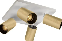 Sale NorDesign OZ K4 taklampe med 4 spotter - hvit/Svart Hvit / Svart