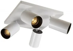 Sale NorDesign OZ K4 taklampe med 4 spotter - hvit/Svart Hvit / Svart