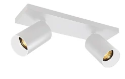 Online NorDesign OZ K2 taklampe med 2 spotter - Hvit