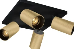Hot NorDesign OZ K4 taklampe med 4 spotter - Svart