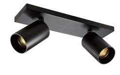 Clearance NorDesign OZ K2 taklampe med 2 spotter - Svart