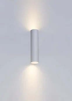 Hot NorDesign OZ K2 vegglampe opp/ned lys - Hvit