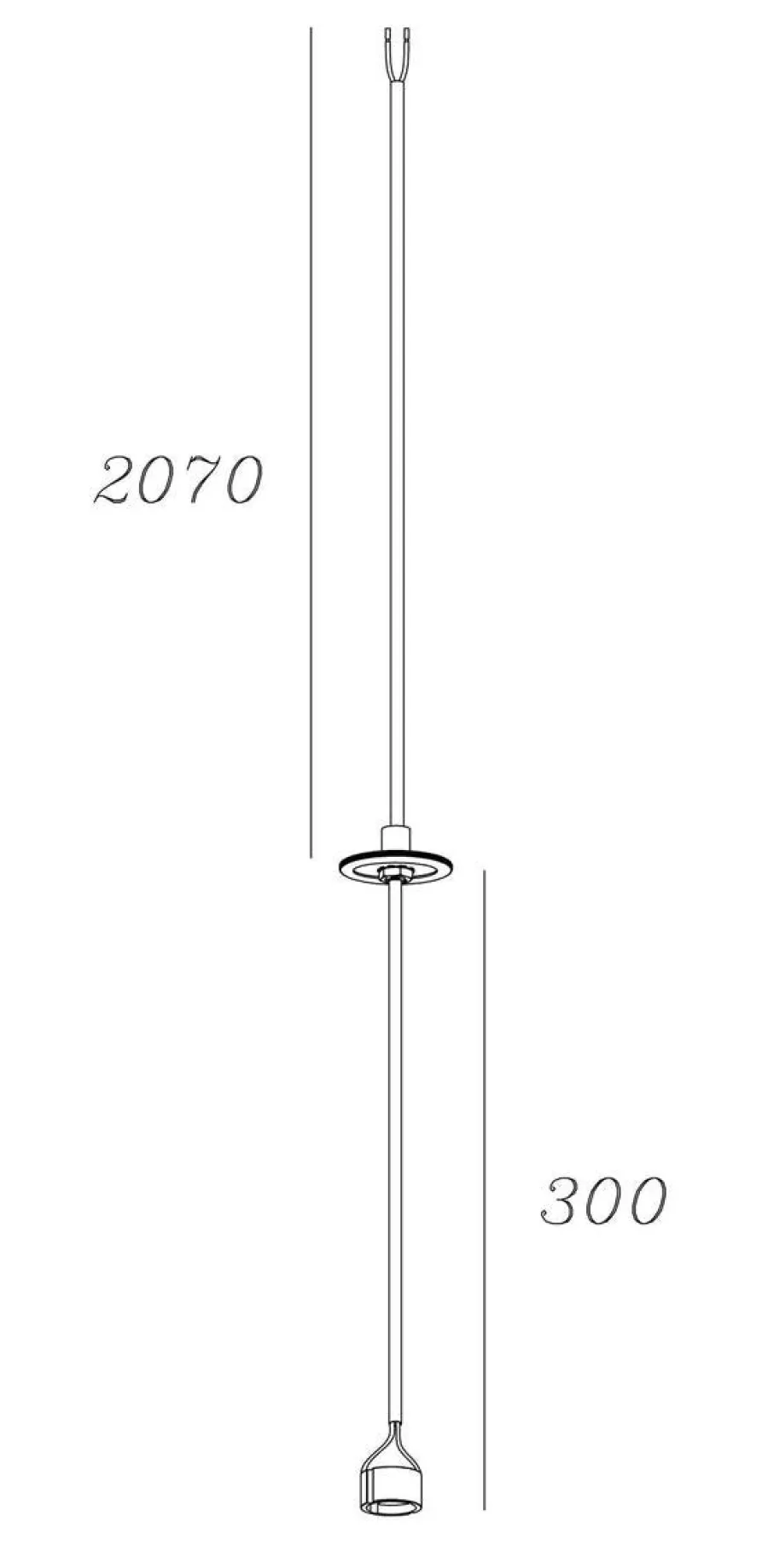 Clearance NorDesign Oz mini pendeloppheng uten tube