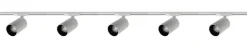 Discount NorDesign Oz spotskinne 5 spotter 2 meter - Pure white/Svart Pure White / Svart