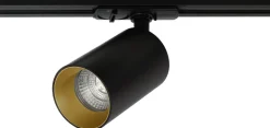 Hot NorDesign Oz spotskinne 5 spotter 2 meter - Svart/Gull Svart / Gull