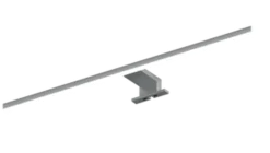 Discount Ms - belysning Paco vegglampe speilbelysning baderom IP44 60 cm 10W - Krom