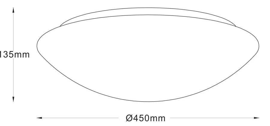 Discount NorDesign Pan glass 450 taklampe 3 x E27 - Hvit