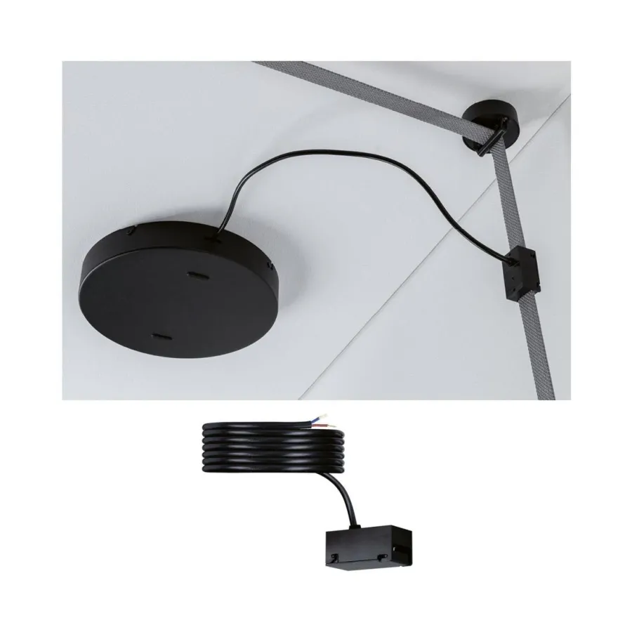 Discount Paulmann Pendeladapter til ULine belte system Svart
