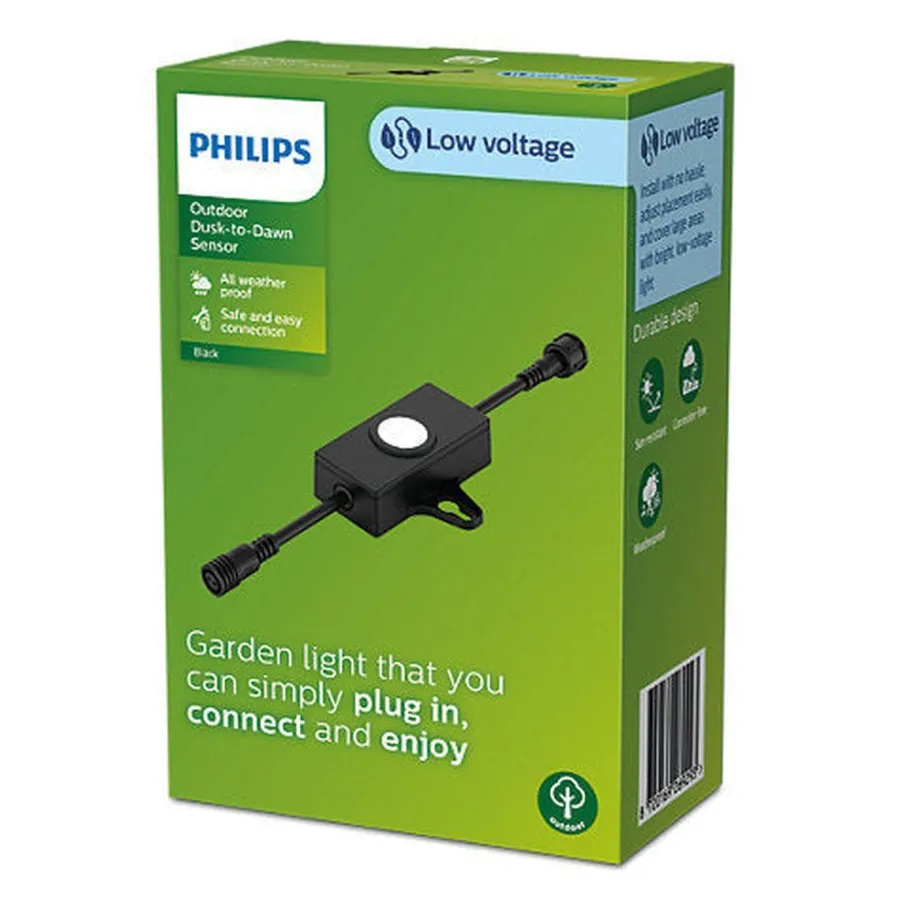 Discount Philips Gardenlink dag/natt sensor til 24 volt systemet Svart