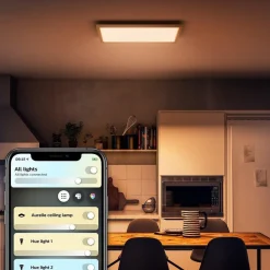 Clearance Philips Hue Aurelle square taklampe 60cm - White Ambiance Hvit