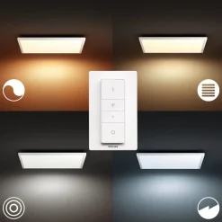 Clearance Philips Hue Aurelle square taklampe 60cm - White Ambiance Hvit