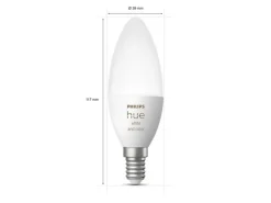 Outlet Philips Hue B39 E14 lyspære 4W 2200-6500K pluss farge