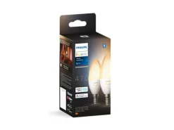 Best Philips Hue B39 E14 lyspære 5,2W 2200-6500K White Ambiance - 2 pakning