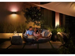 Best Philips Hue Dymera vegglampe utendørs IP44 - Hvitt og farget lys Svart
