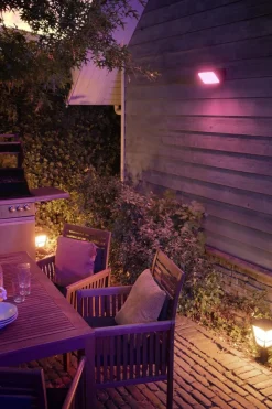 Hot Philips Hue Econic utendørs sokkel white ambiance & color luminairs Svart