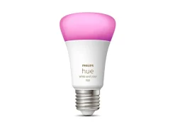 New Philips Hue farget LED 9W E27 A60 2200-6500 Kelvin + Farge - 60 mm