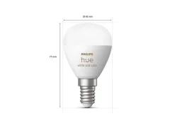 Hot Philips Hue P45 E14 lyspære 5,1W 2200-6500K Hue White Color Ambiance