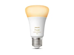 Outlet Philips Hue white LED 8W E27 A60 2200-6500 Kelvin - 60 mm Hvit