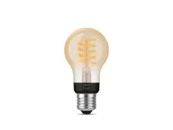 Sale Philips Hue white LED 7W E27 A60 2200-4500 Kelvin - 60 mm Hvit