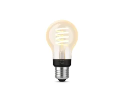 Sale Philips Hue white LED 7W E27 A60 2200-4500 Kelvin - 60 mm Hvit
