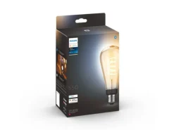 Clearance Philips Hue white LED 7W E27 ST72 2200-4500 Kelvin - 72 mm Hvit