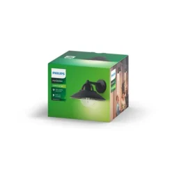 Hot Philips myGarden Cormorant vegglampe utendørs IP44 - Svart