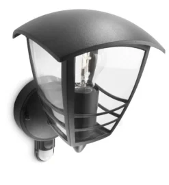 Outlet Philips myGarden Creek vegglampe m/bevegelses sensor opp utendørs IP44 Hvit