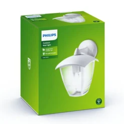 Clearance Philips myGarden Creek vegglampe ned utendørs IP44 Svart