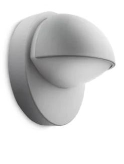 Outlet Philips myGarden Juni vegglampe utendørs IP44 E27 Antrasitt