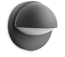 Outlet Philips myGarden Juni vegglampe utendørs IP44 E27 Antrasitt