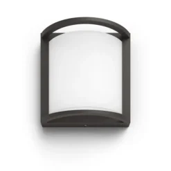 New Philips myGarden Samondra vegglampe utendørs IP44 12W LED - Svart