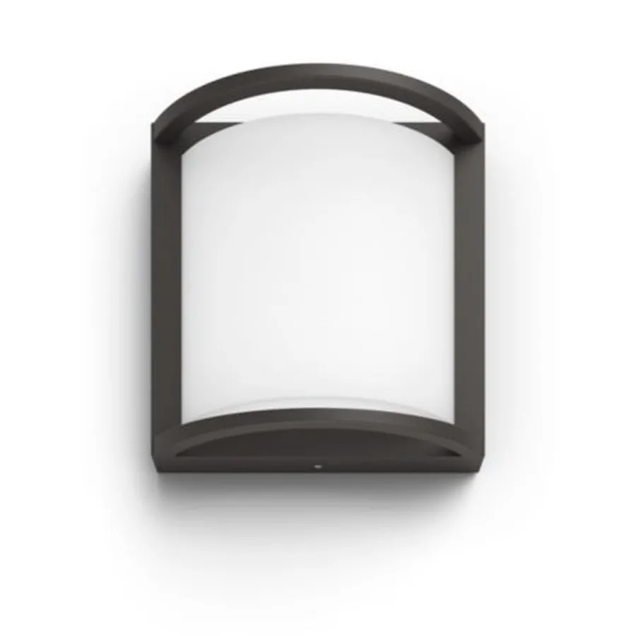 New Philips myGarden Samondra vegglampe utendørs IP44 12W LED - Svart