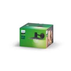 Discount Philips myGarden Skua vegglampe utendørs IP44 - Svart