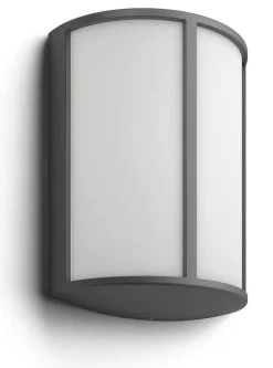 Clearance Philips myGarden Stock LED vegglampe, antrasitt Grå