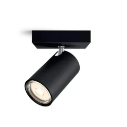 Outlet Philips myLiving Kosipo takspot, matt Svart