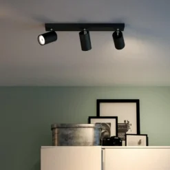 Philips myLiving Kosipo takspot 3, matt Svart