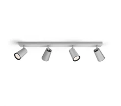 New Philips myLiving Paisley med 4 spot GU10 Hvit