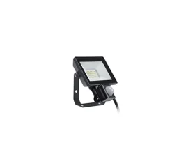 New Philips ProjectLine lyskaster utendørs 20W 4000K IP65 m/bevegelsessensor - Svart