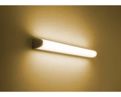 Outlet Philips Volga vegglampe 11W LED 3000K 790 lumen 55 cm - /Grå Hvit