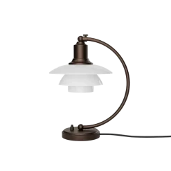 Discount Louis Poulsen PH 2/2 Luna aged brass opal bordlampe Messing/opal