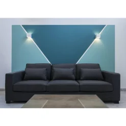 Best Slv Plastra vegglampe opp/ned lys Hvit