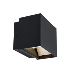 Best Norlux Plaza vegglampe utendørs opp/ned 10W IP65 3000 Kelvin - Svart