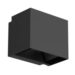 Best Norlux Plaza vegglampe utendørs opp/ned 10W IP65 3000 Kelvin - Svart