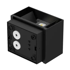 Best Norlux Plaza vegglampe utendørs opp/ned 10W IP65 3000 Kelvin - Svart