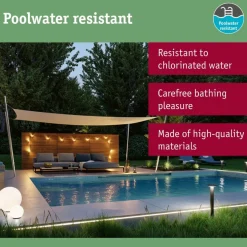 Discount Paulmann Plug & Shine Globe 20 cm 2,8W 3000 Kelvin IP67 - Med jordspyd Hvit