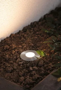 New Paulmann Plug & Shine Mini innfelt bakkespott 2,5W 3000 Kelvin IP67 Sølv