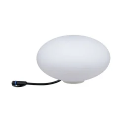 Sale Paulmann Plug & Shine Stone 28 cm 2,8 W 3000 Kelvin IP67 - Med jordspyd Hvit