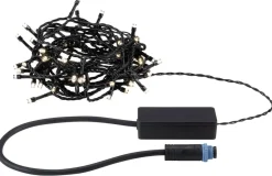 Sale Paulmann Plug & Shine Yuna lyslenke 3000 Kelvin 7,4 meter IP44 1,3 Watt Svart
