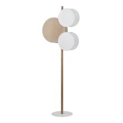 Online TK Lighting Puls gulvlampe Brun / Hvit