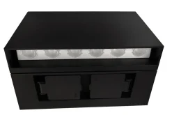Best NorDesign Rapido K1 vegglampe utendørs ned med stikkontakt 7W LED 3000K - Svart